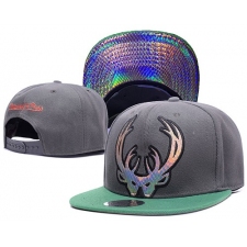 NBA Milwaukee Bucks Stitched Snapback Hats 003