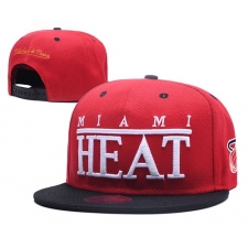 NBA Miami Heat Stitched Snapback Hats 061