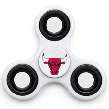 NBA Chicago Bulls 3 Way Fidget Spinner I67 - White