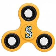 MLB Seattle Mariners 3 Way Fidget Spinner D42 - Yellow