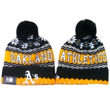MLB Oakland Athletics Stitched Knit Beanies Hats 013