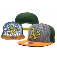 MLB Oakland Athletics Stitched Snapback Hats 020