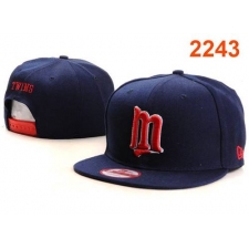 MLB Minnesota Twins Stitched Snapback Hats 005