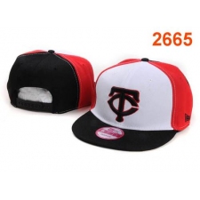 MLB Minnesota Twins Stitched Snapback Hats 006