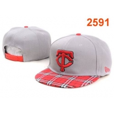 MLB Minnesota Twins Stitched Snapback Hats 011