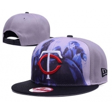 MLB Minnesota Twins Stitched Snapback Hats 013