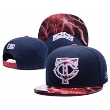 MLB Minnesota Twins Stitched Snapback Hats 014