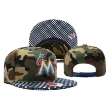 MLB Miami Marlins Stitched Snapback Hats 002