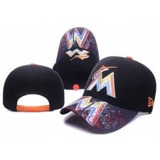 MLB Miami Marlins Stitched Snapback Hats 003