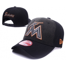MLB Miami Marlins Stitched Snapback Hats 005