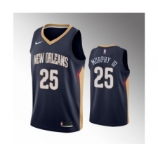 Men's New Orleans Pelicans #25 Trey Murphy III Navy Icon Edition Stitched Jersey