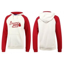 MLB Men's Nike Atlanta Braves Pullover Hoodie - White/Red