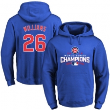 MLB Men's Chicago Cubs #26 Billy Williams Royal 2016 World Series Champions Walk Pullover Hoodie