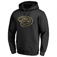 MLB Men's Arizona Diamondbacks Gold Collection Pullover Hoodie - Black