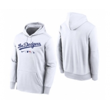 Men's Los Angeles Dodgers White 2021 City Connect Baseball Hoodie