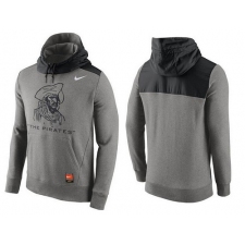 MLB Men's Pittsburgh Pirates Nike Gray Cooperstown Collection Hybrid Pullover Hoodie