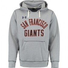 MLB San Francisco Giants Under Armour Legacy Fleece Hoodie - Gray