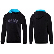 MLB Men's Nike Boston Red Sox Pullover Hoodie - Black/Blue