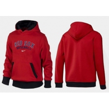 MLB Men's Nike Boston Red Sox Pullover Hoodie - Red/Black