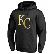 MLB Kansas City Royals Gold Collection Pullover Hoodie - Black