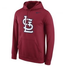 MLB St. Louis Cardinals Nike Logo Performance Pullover Hoodie - Red
