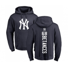 MLB Nike New York Yankees #68 Dellin Betances Navy Blue Backer Pullover Hoodie
