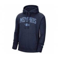 Men's Memphis Grizzlies 2021 Navy Heritage Essential Pullover Basketball Hoodie