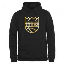 NBA Men's Sacramento Kings Gold Collection Pullover Hoodie - Black