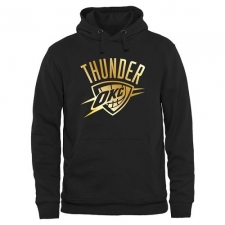 NBA Men's Oklahoma City Thunder Gold Collection Pullover Hoodie - Black