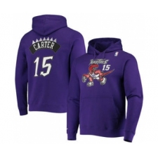Men's Toronto Raptors #15 Vince Carter 2021 Purple Pullover Basketball Hoodie