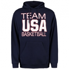 NBA Men's Team USA Basketball National Governing Body Pullover Hoodie - Navy