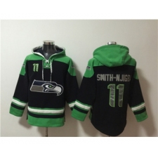 Men's Seattle Seahawks #11 Jaxon Smith-Njigba Black Ageless Must-Have Lace-Up Pullover Hoodie