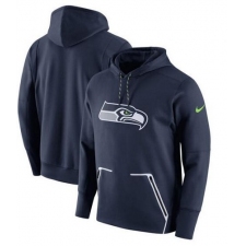 NFL Seattle Seahawks Nike Champ Drive Vapor Speed Pullover Hoodie - College Navy