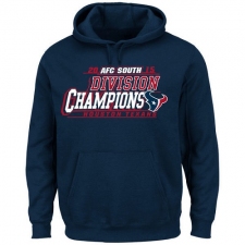 NFL Men's Houston Texans Majestic Navy 2015 AFC South Division Champions Pullover Hoodie