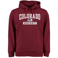 NHL Men's Colorado Avalanche Rinkside City Pride Pullover Hoodie - Burgundy