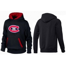 NHL Men's Montreal Canadiens Big & Tall Logo Hoodie - Black/Red