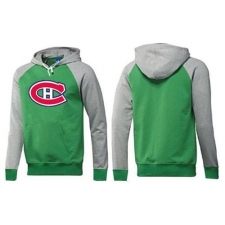 NHL Men's Montreal Canadiens Big & Tall Logo Hoodie - Green/Grey