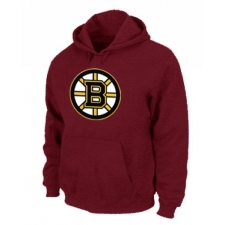 NHL Men's Boston Bruins Big & Tall Logo Hoodie - Red