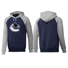 NHL Men's Vancouver Canucks Big & Tall Logo Hoodie - Navy/Grey