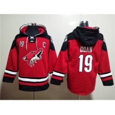 Men's Arizona Coyotes #19 Shane Doan Red Ageless Must-Have Lace-Up Pullover Hoodie