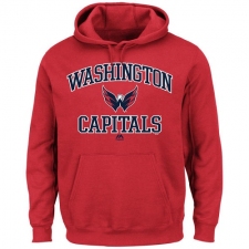 NHL Men's Washington Capitals Majestic Heart & Soul Hoodie - Red