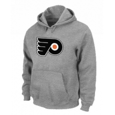 NHL Men's Philadelphia Flyers Big & Tall Logo Hoodie - Grey