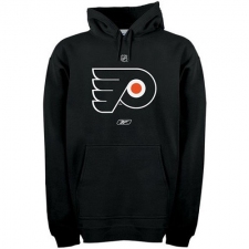NHL Men's Reebok Philadelphia Flyers Primary Logo Pullover Hoodie - Black