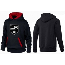 NHL Men's Los Angeles Kings Big & Tall Logo Hoodie - Black/Red