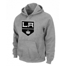 NHL Men's Los Angeles Kings Big & Tall Logo Hoodie - Grey