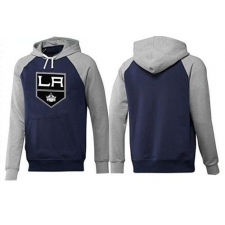NHL Men's Los Angeles Kings Big & Tall Logo Hoodie - Navy/Grey