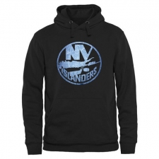 NHL Men's New York Islanders Rinkside Pond Hockey Pullover Hoodie - Black -