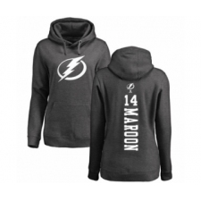 Hockey Women's Tampa Bay Lightning #14 Patrick Maroon Charcoal One Color Backer Pullover Hoodie
