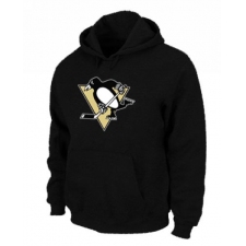 NHL Men's Pittsburgh Penguins Big & Tall Logo Hoodie - Black