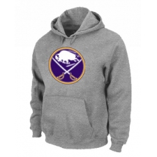 NHL Men's Buffalo Sabres Big & Tall Logo Hoodie - Grey